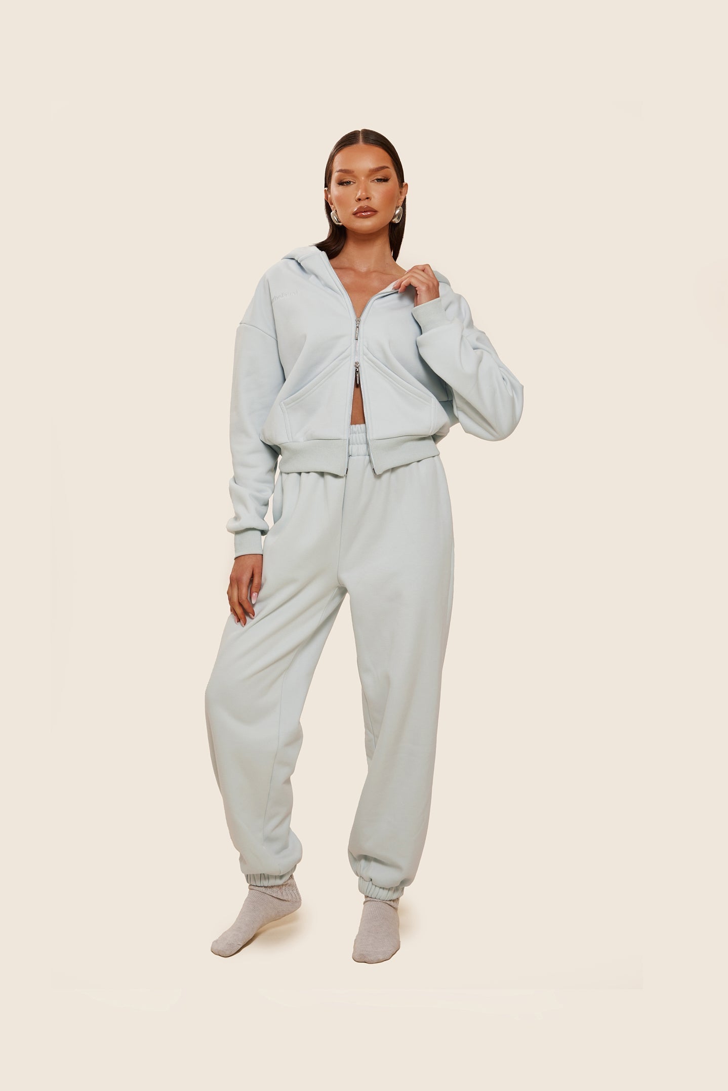 The Classics Cuffed joggers in Baby Blue