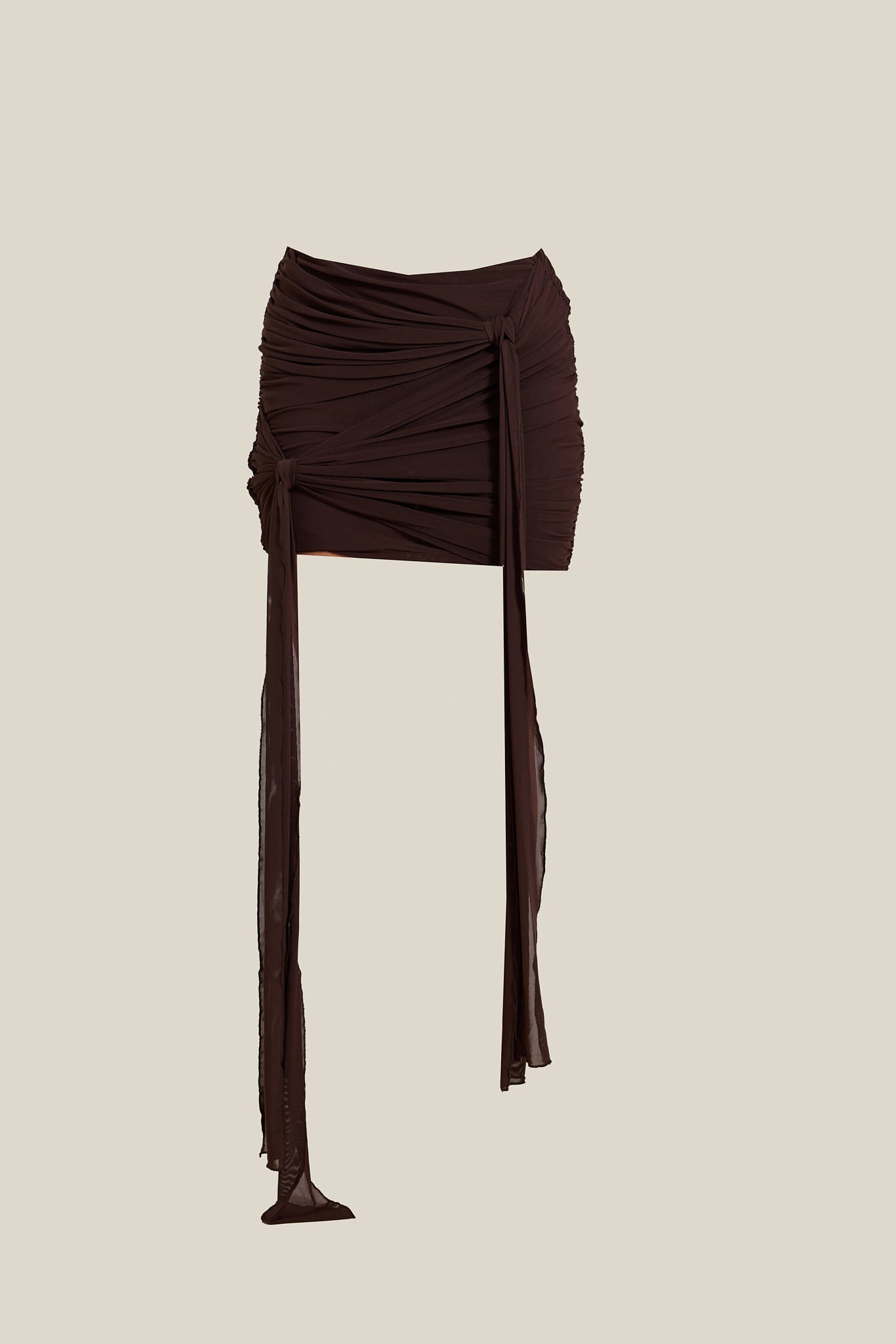 The Zadie Skirt in Brown