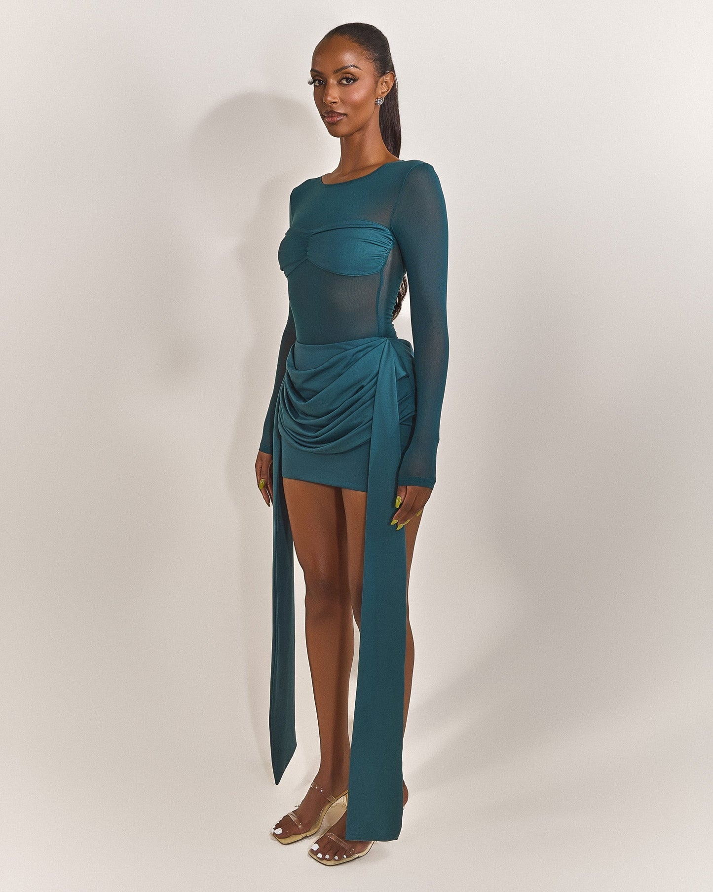 The Yara Skirt in Teal