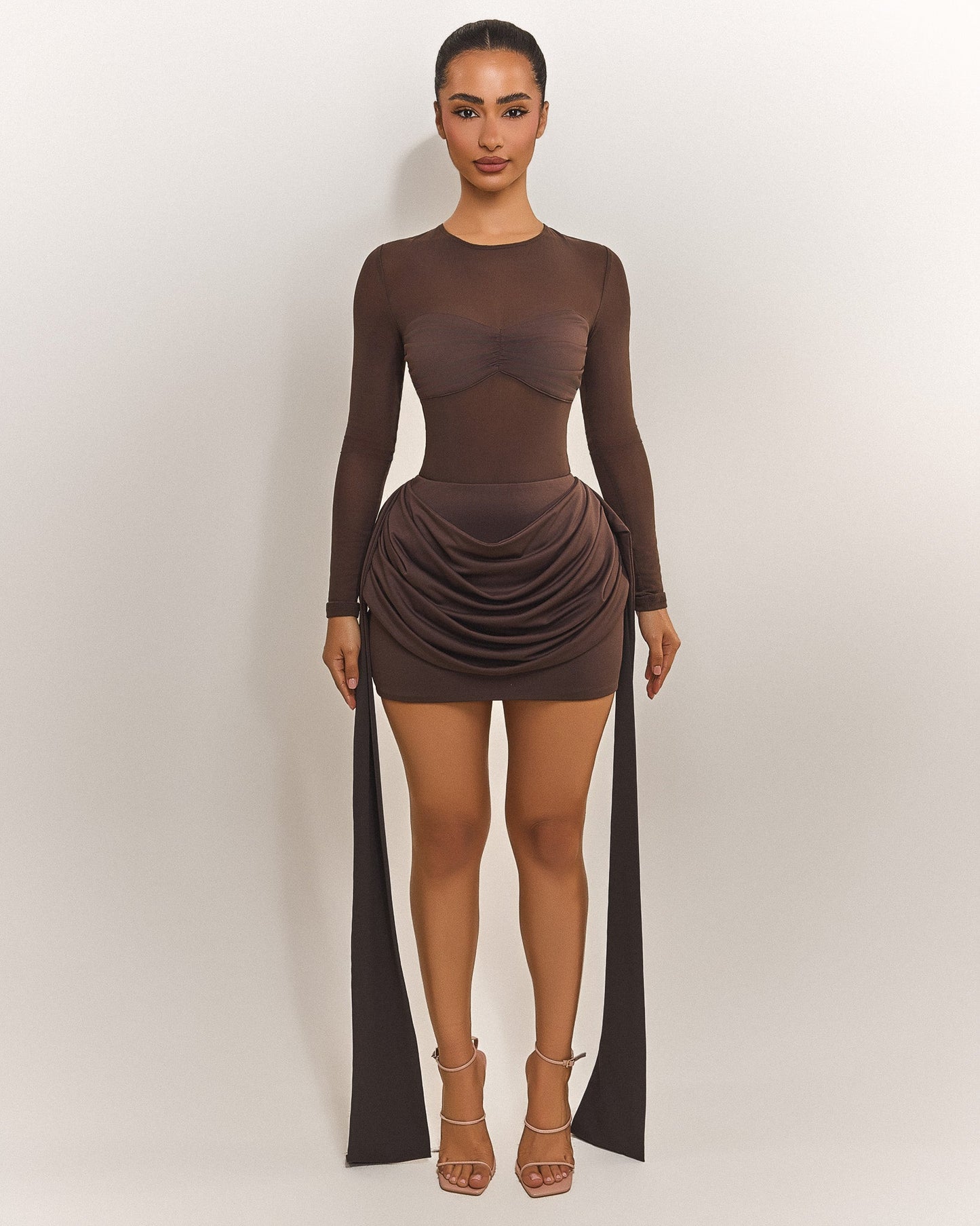 The Yara Skirt In Brown