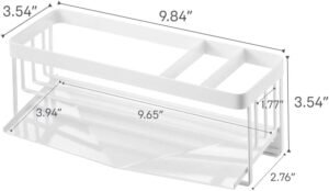 Self-Draining Sink Caddy Rack – Rust-Resistant Steel Sponge & Bottle Holder with Removable Tray - Image 7