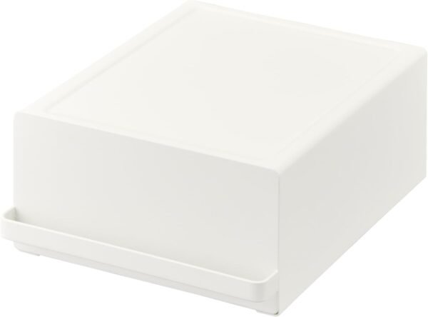 Under-Appliance Storage Rack with Drawers – Compact Counter Organizer in White Steel - Image 2