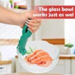 Silicone Anti-Scald Bowl Clip – Heat-Resistant Kitchen Gripper Tongs for Hot Dishes & Plates (Green + Red) - Image 2