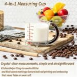 4-in-1 Adjustable Measuring Cup – Multi-Functional Measuring Tool with Scraper-Style Sealing Base, Space-Saving & Easy Clean Design for Cooking & Baking - Image 6
