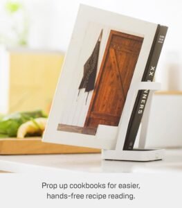 Stainless Steel Ladle & Lid Stand – Compact Utensil Holder for Kitchen Countertop, White Finish - Image 5