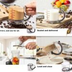 4-in-1 Adjustable Measuring Cup – Multi-Functional Measuring Tool with Scraper-Style Sealing Base, Space-Saving & Easy Clean Design for Cooking & Baking - Image 2