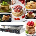 Electric Pancake & Waffle Maker Machine – Nonstick 50-Hole Mini Dutch Pancake (Poffertjes) Maker, Commercial & Home Use, Teflon Coated, 1100W - Image 8