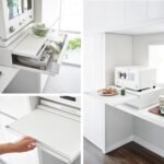 Adjustable Under-Appliance Drawer & Slide-Out Shelf Rack – 2-Way Kitchen Organizer, White Steel (Approx. 45 × 39.3-64 × 13.5 cm) - Image 3