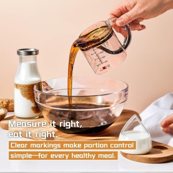 4-in-1 Adjustable Measuring Cup – Multi-Functional Measuring Tool with Scraper-Style Sealing Base, Space-Saving & Easy Clean Design for Cooking & Baking - Image 3