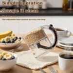 4-in-1 Adjustable Measuring Cup – Multi-Functional Measuring Tool with Scraper-Style Sealing Base, Space-Saving & Easy Clean Design for Cooking & Baking - Image 4