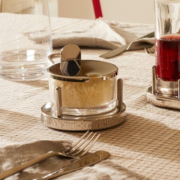 Premium Stainless-Steel & Glass Cheese Cellar – Elegant Tabletop Storage for Hard Cheeses, Silver Finish - Image 5