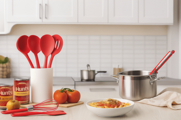 24-Piece Nylon & Stainless Steel Kitchen Utensil Set – Nonstick & Heat-Resistant Cooking Tools for Pots & Pans - Image 4